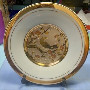 Chokin Art decorative plate vintage